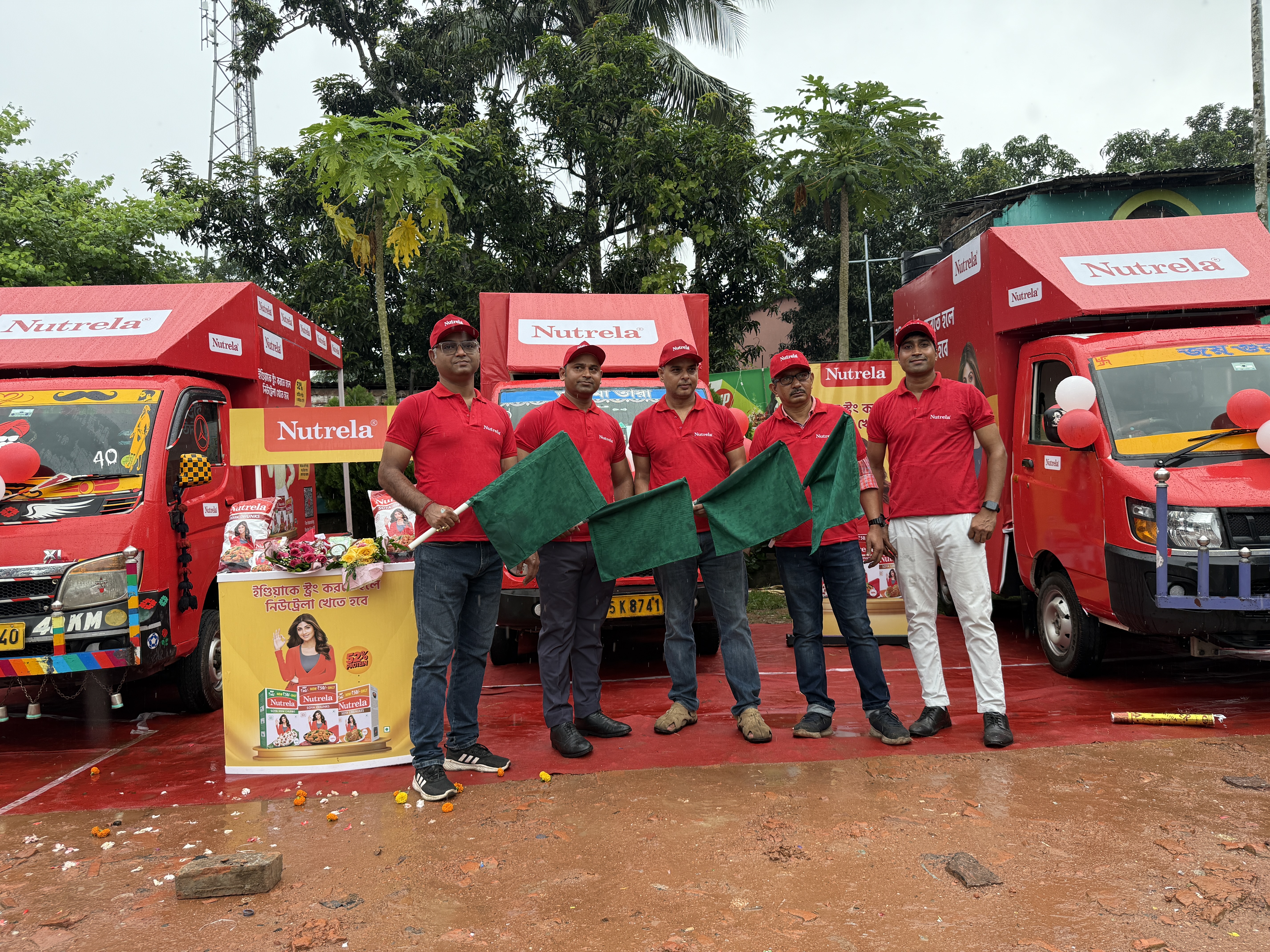 Project TRIDENT — campaign launch with branded fleet, West Bengal