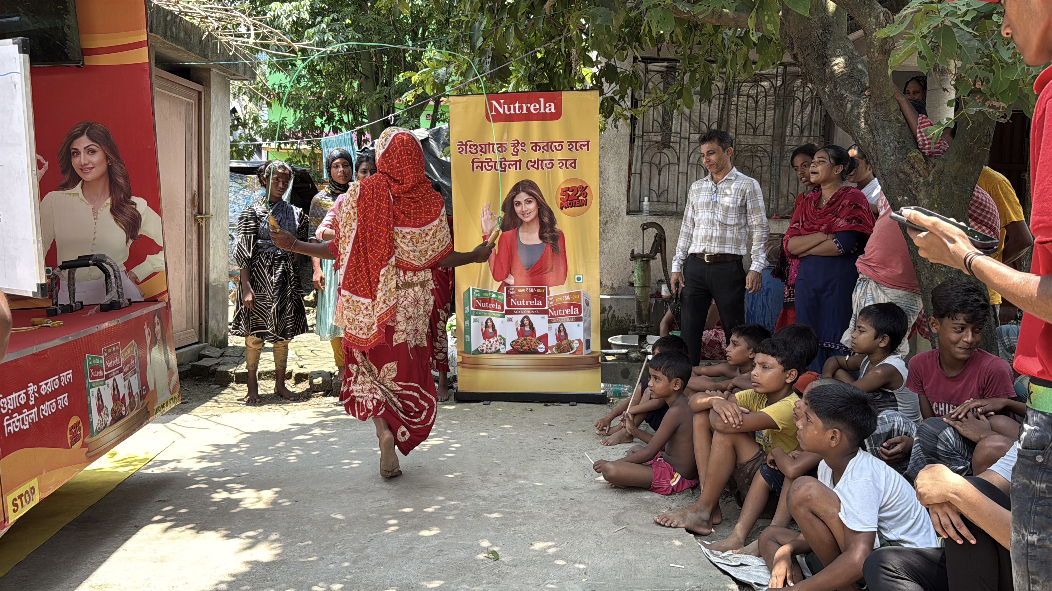 Village engagement — van activation in mohalla